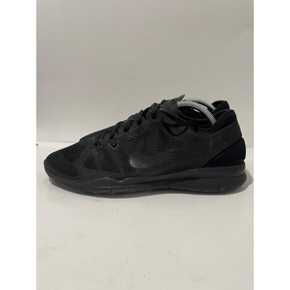 NIKE FREE RUN SHOES WOMEN SIZE 11 TR FIT 5 LOW TOP BLACK 704674-001 - Picture 1 of 8